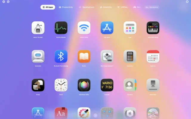 LaunchGrid in action