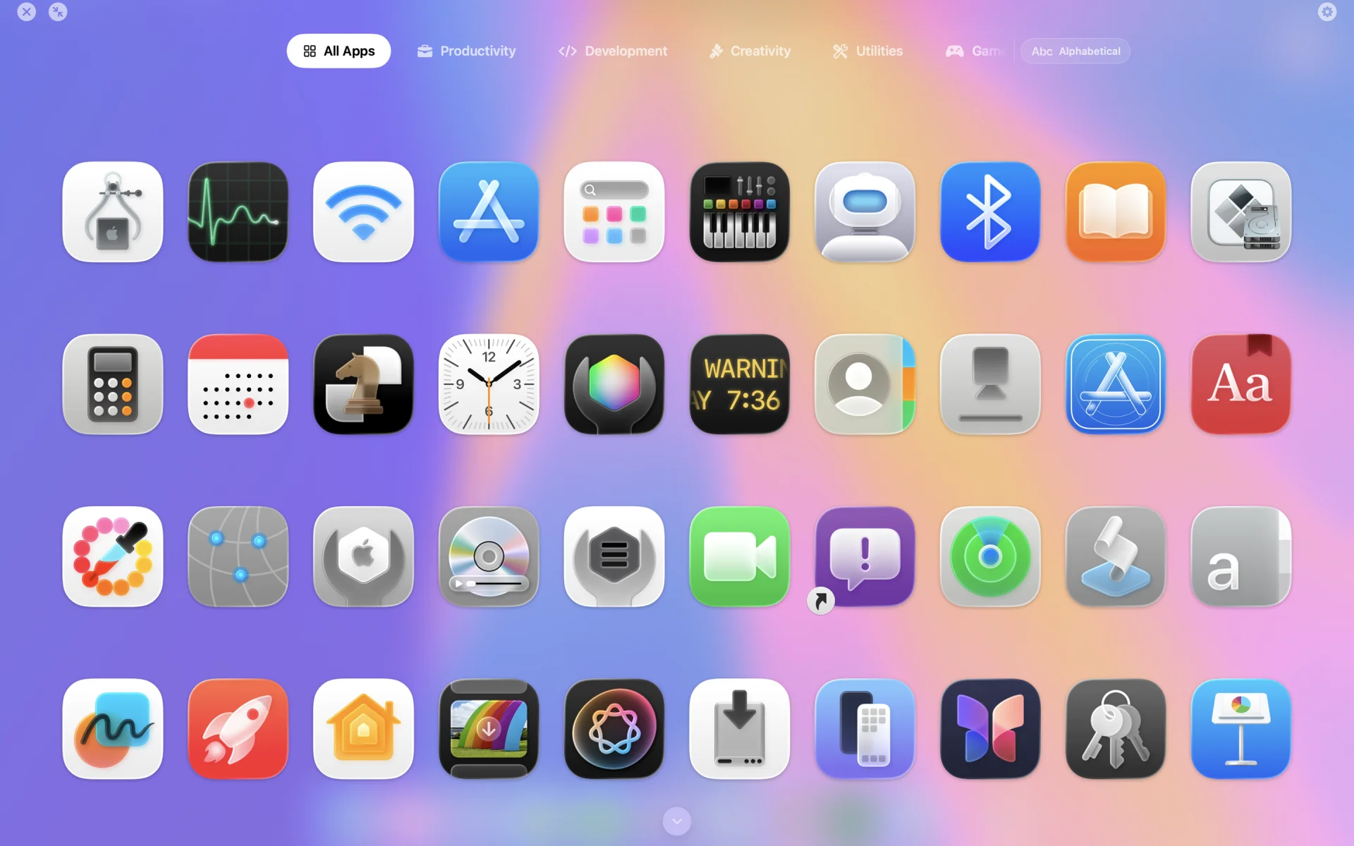 LaunchGrid in action