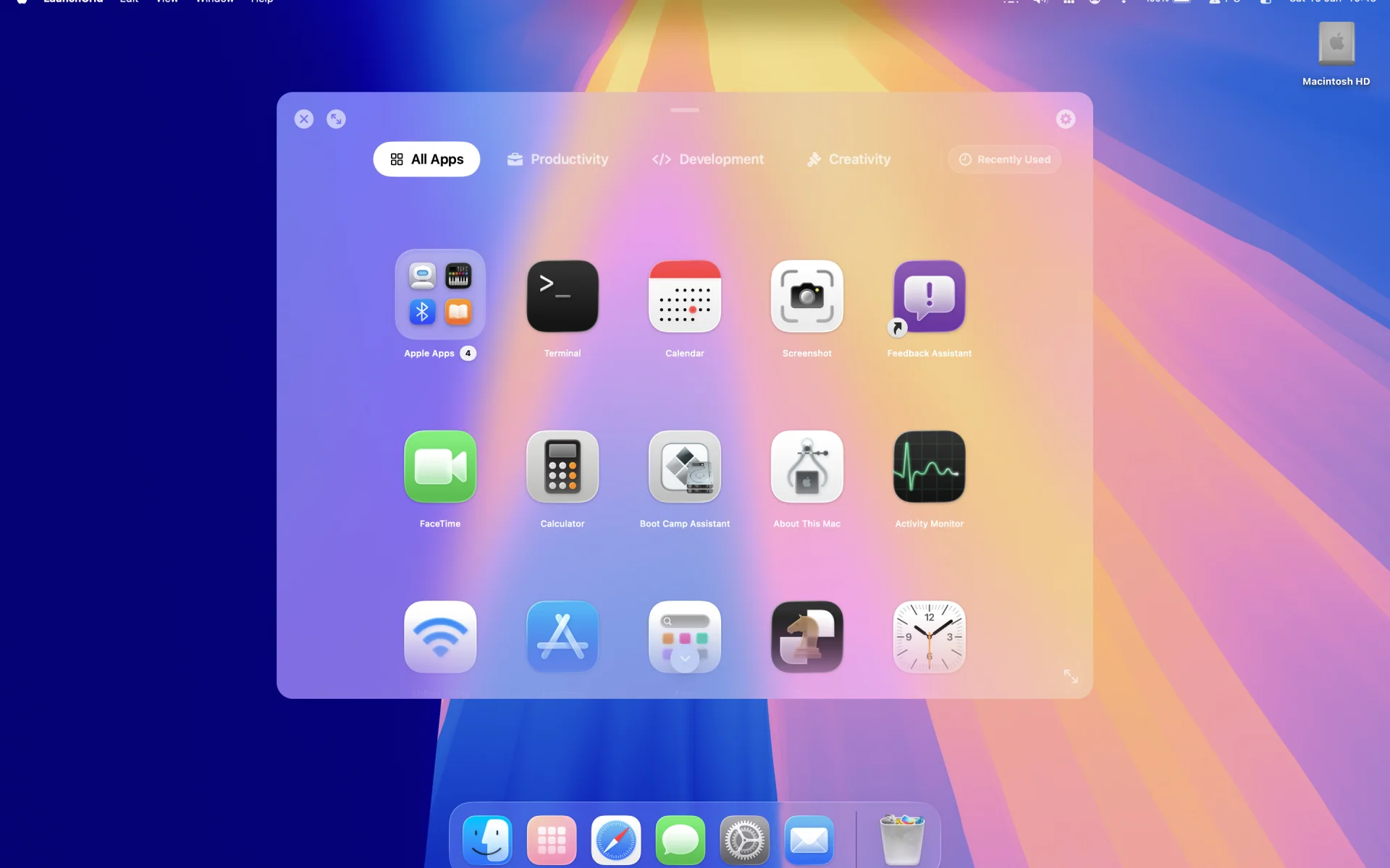 LaunchGrid in action